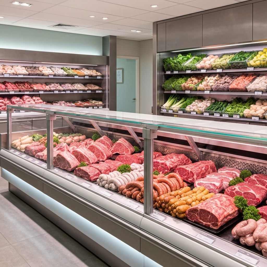 Interior do açougue
